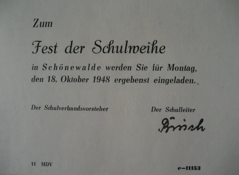 80 Jahre Grundschule